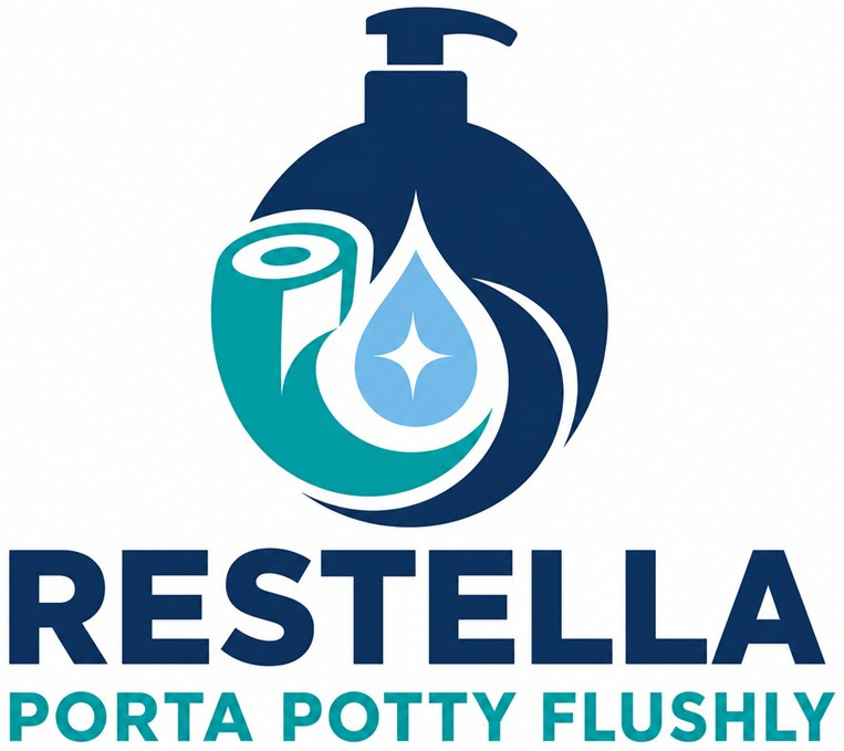 Restella Porta Potty Flushly logo